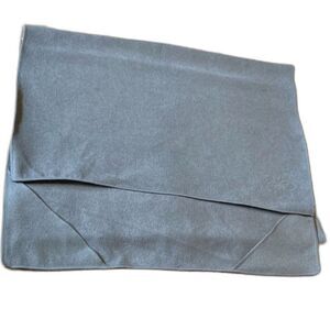 METTADALI  Yoga Mat Exercise Oversized Gray Grey Towel 68 x 24 inches